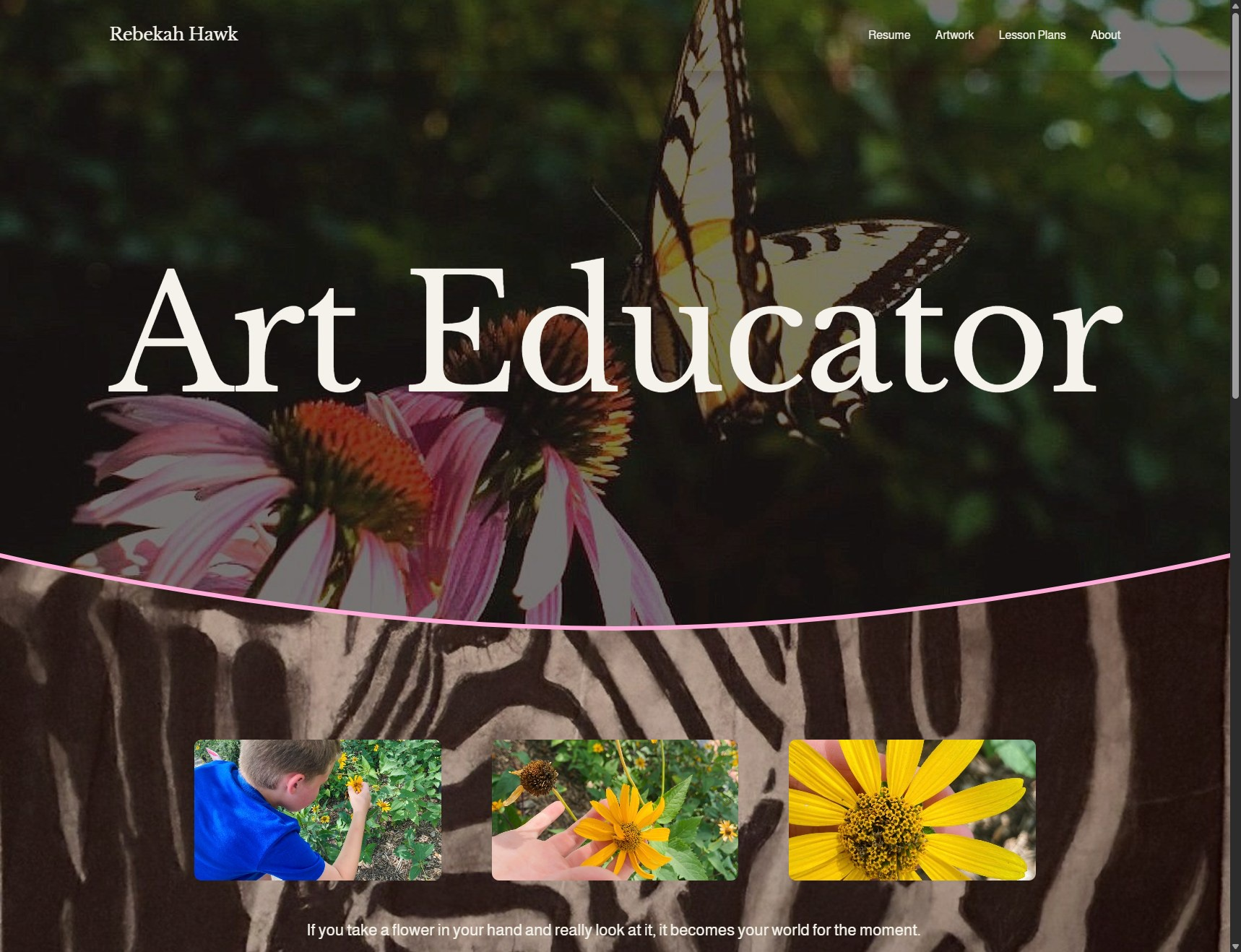 Art Teacher Squarespace Website